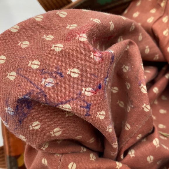 FOSSIL Key Per Canvas Coated Tote Floral Large - Picture 16 of 16